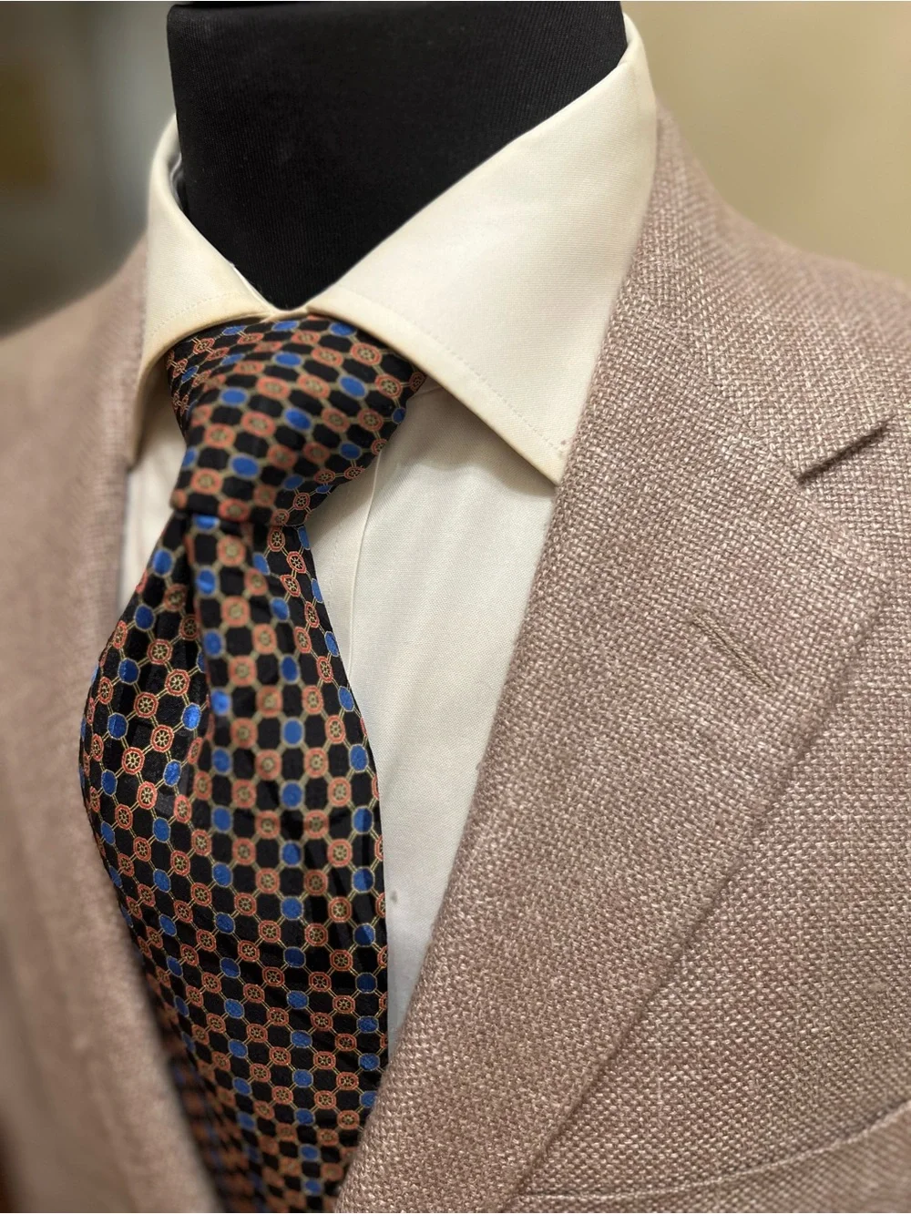 Hickey Freeman Sport Coat Blazer Jacket Wool Silk Linen Cashmere Tan Men